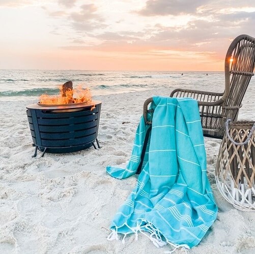 beach fire pit