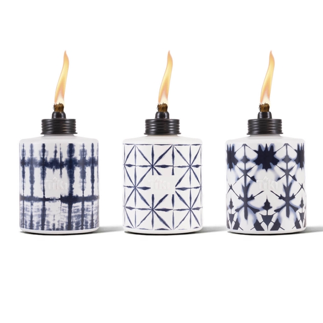 tiki brand tie dye table torch 3 pack