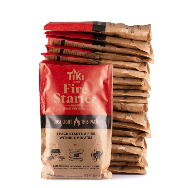 20 Pack - Indoor/Outdoor Wood Pellet Fire Starter