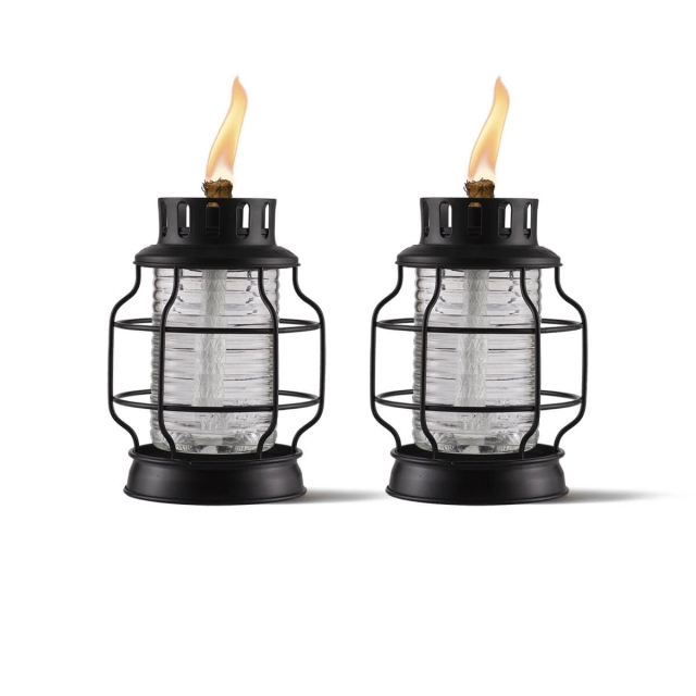 tiki brand metal lantern table torch 2 pack hero image