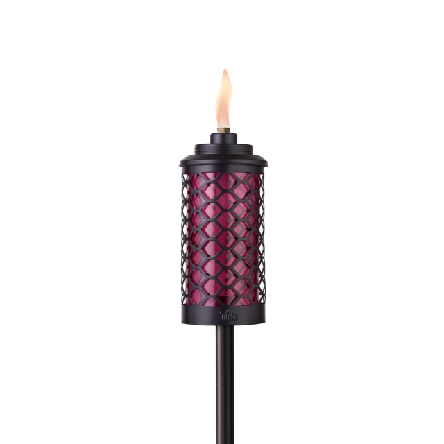burgundy honeycomb torch