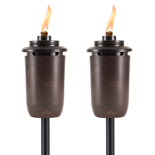 hero image of tiki brand honey copper torch 2 pack