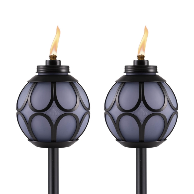 main image of metal globe torch
