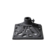 tiki torch stand up close white background