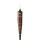royal polynesian bamboo tiki torch up close white background