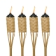 tiki brand luau weather resistant bamboo torch 4 pack