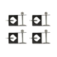 hero image of 4 pack tiki brand deck clamps