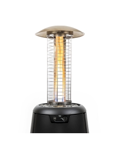 propane fire pit heater attachment hero image with flame