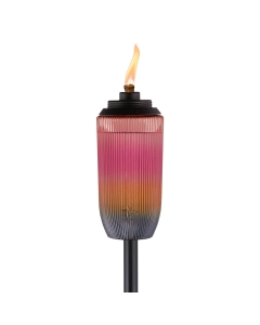 main image of tiki brand rainbow glass torch
