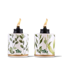 greenery table torch two pack