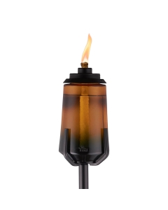 main image of industrail ombre glass torch