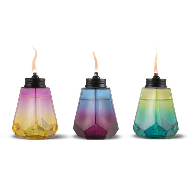 main image of tiki brand royal ombre table torch 3 pack