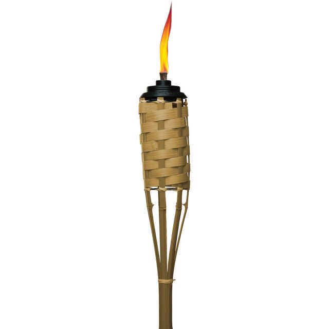 4 PACK - WEATHER RESISTANT LUAU BAMBOO TORCHES