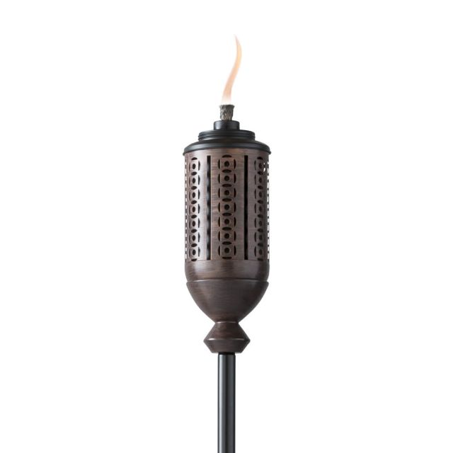 cabos tiki torch up close white background