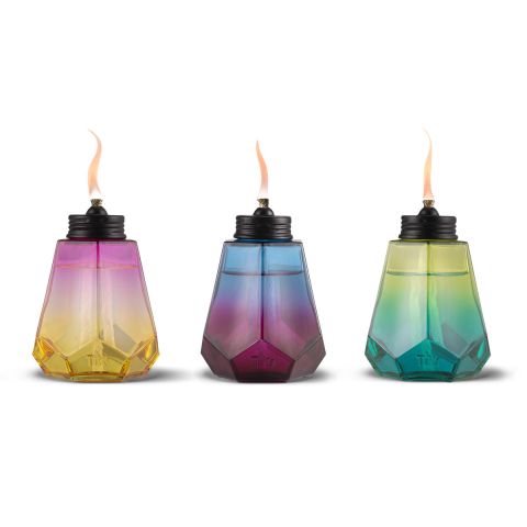 3 PACK - ROYAL OMBRE TABLE TORCHES