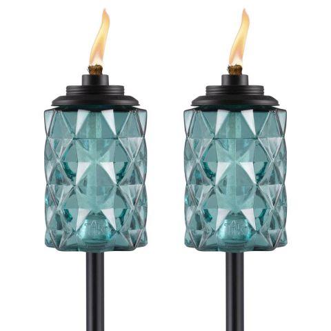 2 PACK - EASY INSTALL TOPAZ BLUE TORCHES