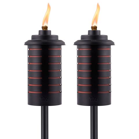 2 PACK - EASY INSTALL HORIZON METAL TORCHES