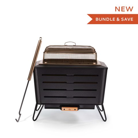 Smokeless Retreat Fire Pit and Screen Bundle