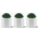 3 pack of tiki brand succulent glass table torches