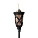 province tiki torch up close white background