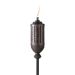 cabos tiki torch up close white background