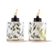 greenery table torch two pack