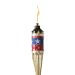 americana tiki torch up close white background