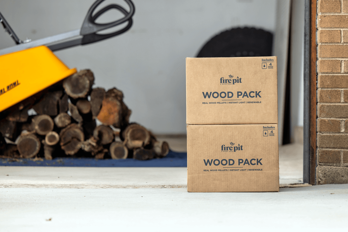 Wood Pack box delivered to someone's front door